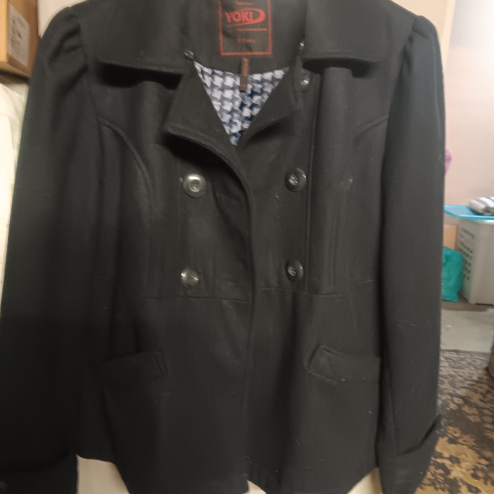 Yoki Women's Elegant Black Blazer